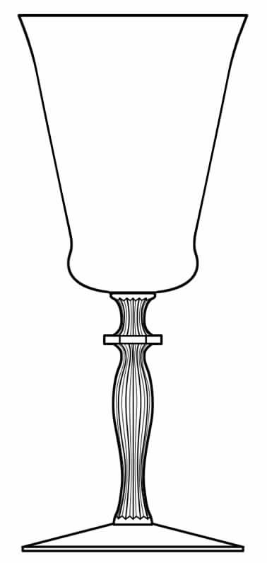 7691 Water Goblet by Morgantown-1