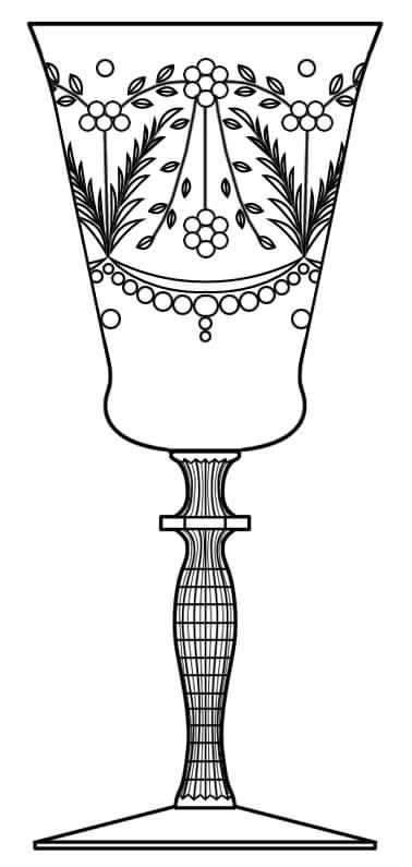 7691-1 Water Goblet by Morgantown-1