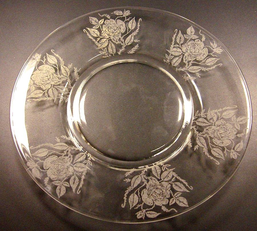 American Beauty (Stem #7565) Salad Plate by Morgantown-1