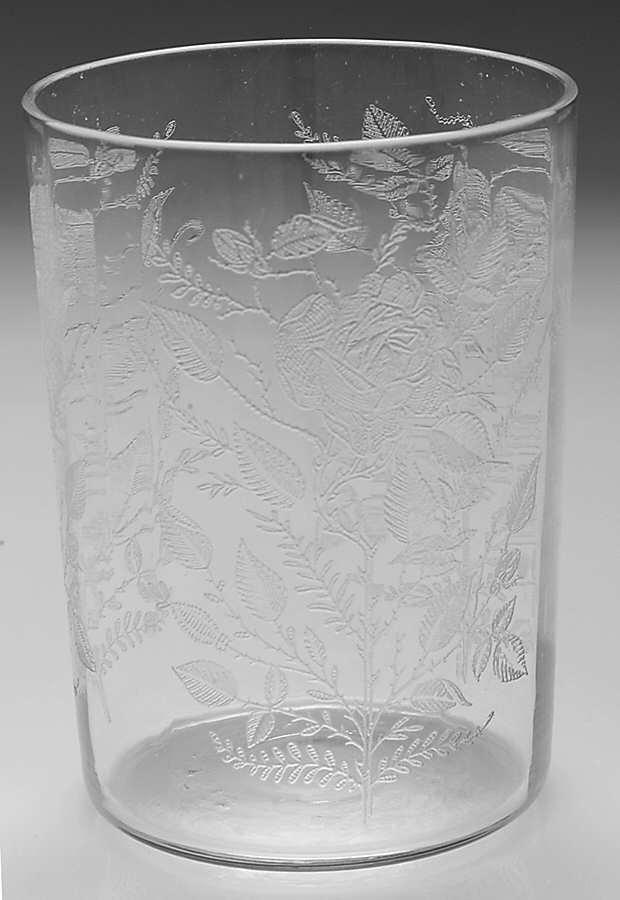 American Beauty (Stem #7565) 11 Oz Flat Tumbler by Morgantown-1