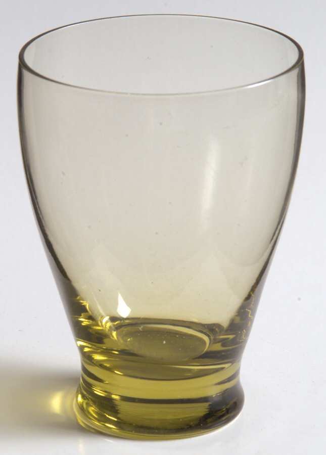 American Modern Chartreuse (Amber) Flat Juice Glass by Morgantown-1