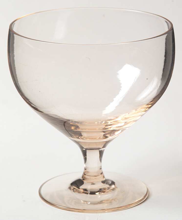 American Modern Coral (Pink) Water Goblet by Morgantown-1