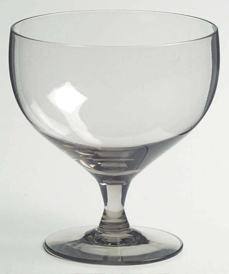 American Modern Granite Gray (Smoke) Water Goblet by Morgantown-1
