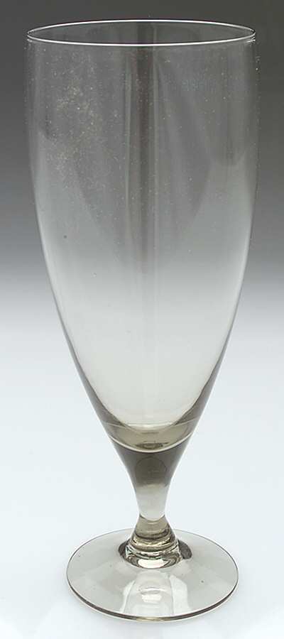 American Modern Granite Gray (Smoke) Pilsner Glass by Morgantown-1
