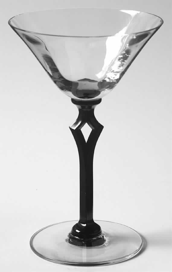 Art Moderne Champagne/Tall Sherbet by Morgantown-1