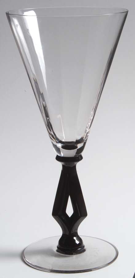 Art Moderne Water Goblet by Morgantown-1