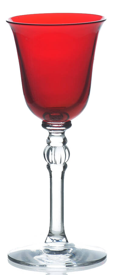 Brilliant Ruby Juice Glass by Morgantown-1