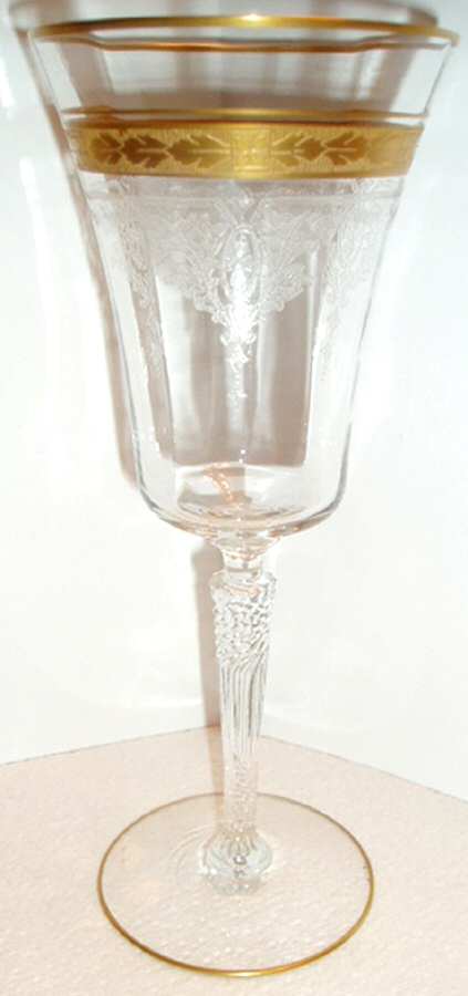 Corinth (Gold Band) Water Goblet by Morgantown-1