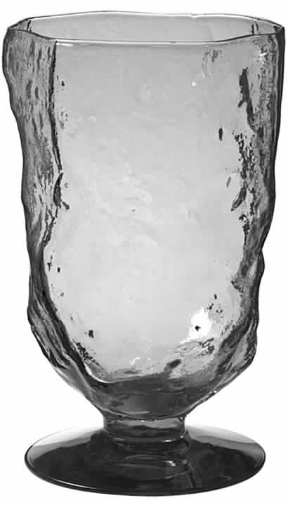 Crinkle Glass Clear Water Goblet by Morgantown-1