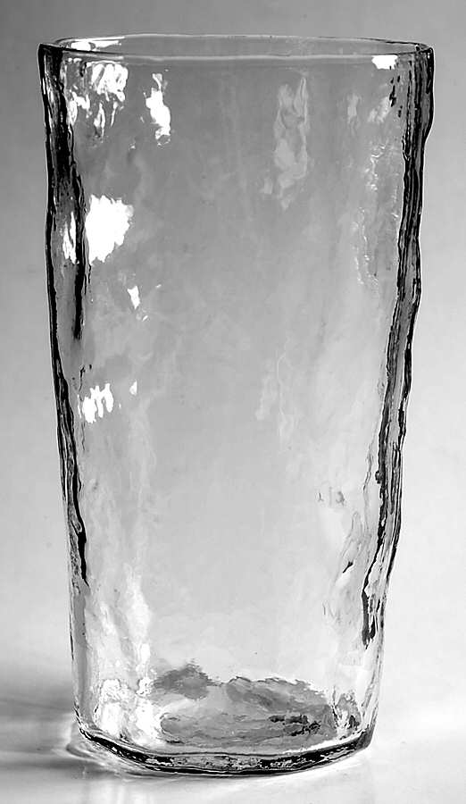 Crinkle Glass Clear Flat Iced Tea by Morgantown-1