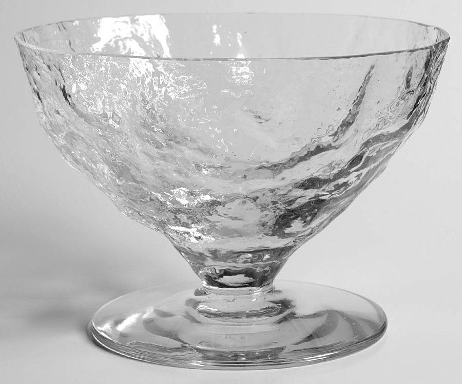 Crinkle Glass Clear Seafood Cocktail No Liner by Morgantown-1
