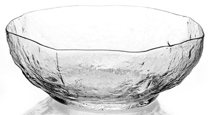 Crinkle Glass Clear Finger Bowl by Morgantown-1