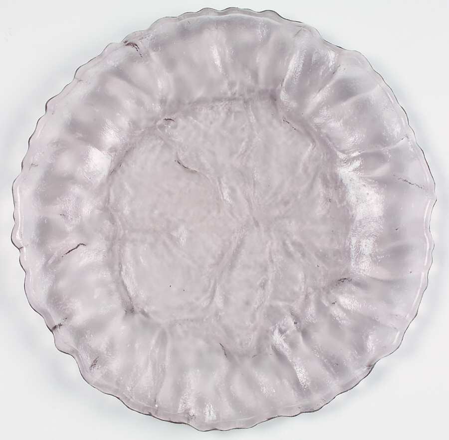 Crinkle Glass Amethyst 7" Salad Plate by Morgantown-1