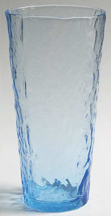 Crinkle Blue 17 Oz Flat Tumbler by Morgantown-1
