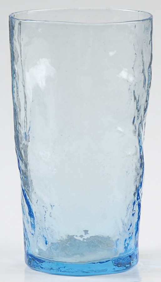 Crinkle Blue 12 Oz Flat Tumbler by Morgantown-1