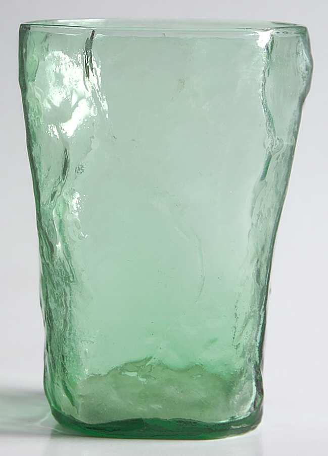 Crinkle Green 10 Oz Flat Tumbler by Morgantown-1
