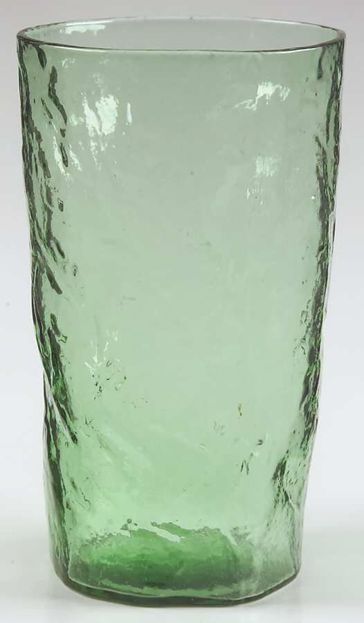 Crinkle Green 12 Oz Flat Tumbler by Morgantown-1