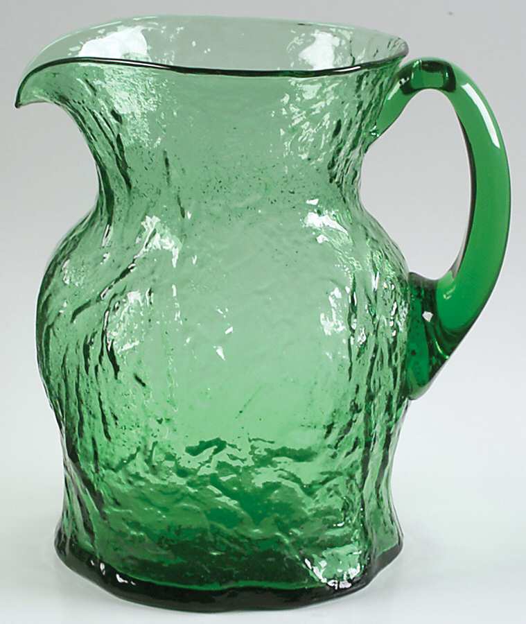 Crinkle Green 68 Oz Pitcher by Morgantown-1
