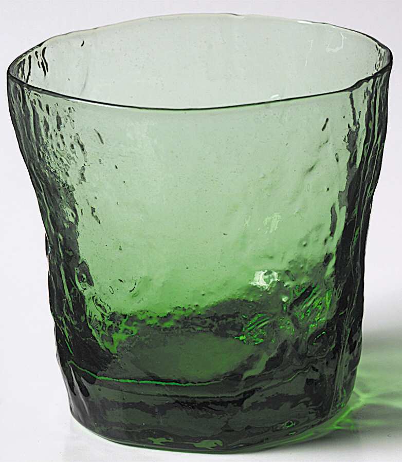 Crinkle Green Double Old Fashioned by Morgantown-1