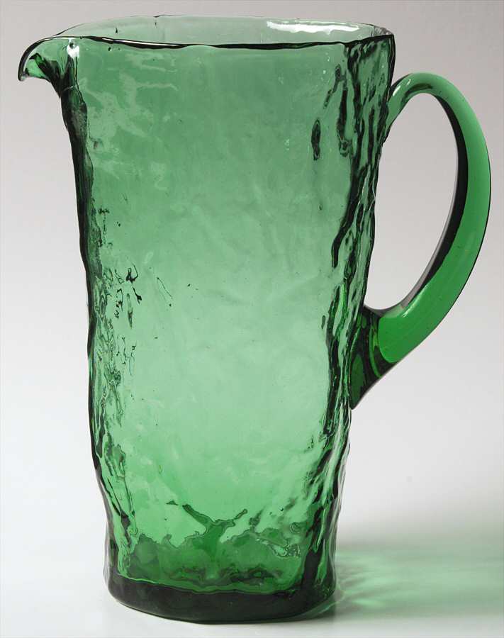 Crinkle Green 54 Oz Pitcher by Morgantown-1