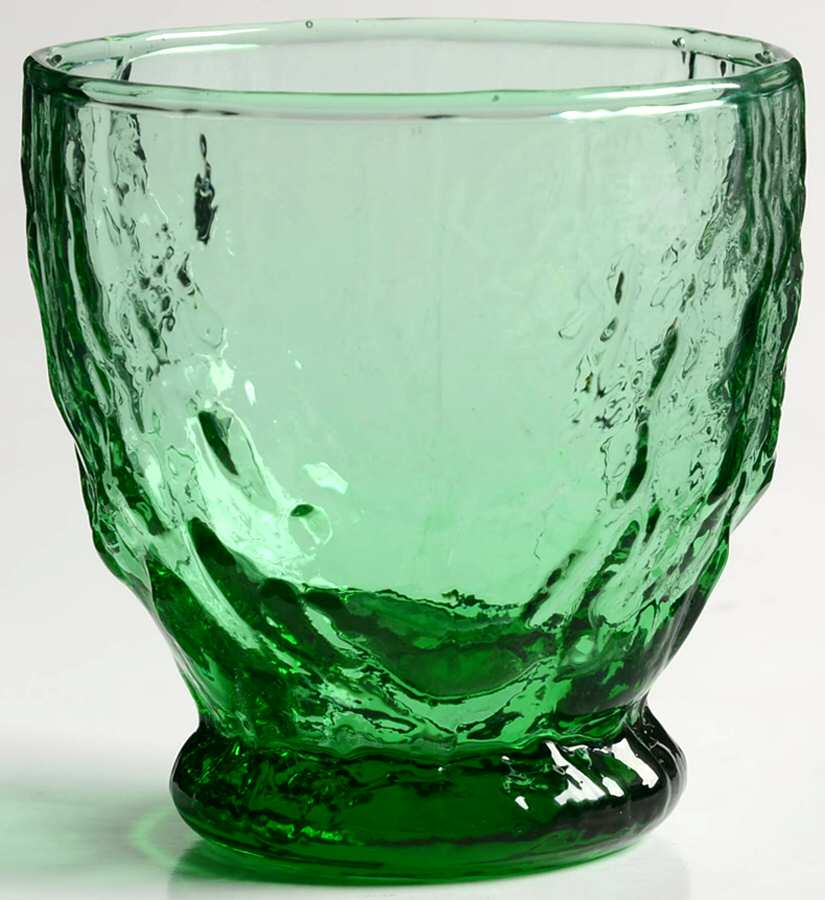 Crinkle Green Oyster or Fruit Cocktail by Morgantown-1