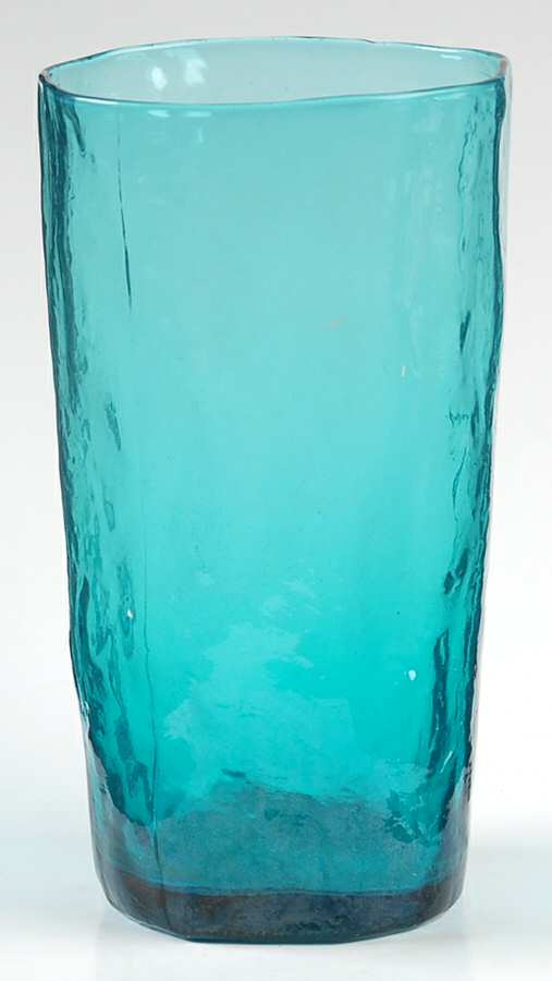 Crinkle Peacock Blue Flat Iced Tea by Morgantown-1