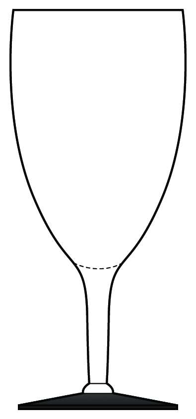Dimension Water Goblet by Morgantown-1