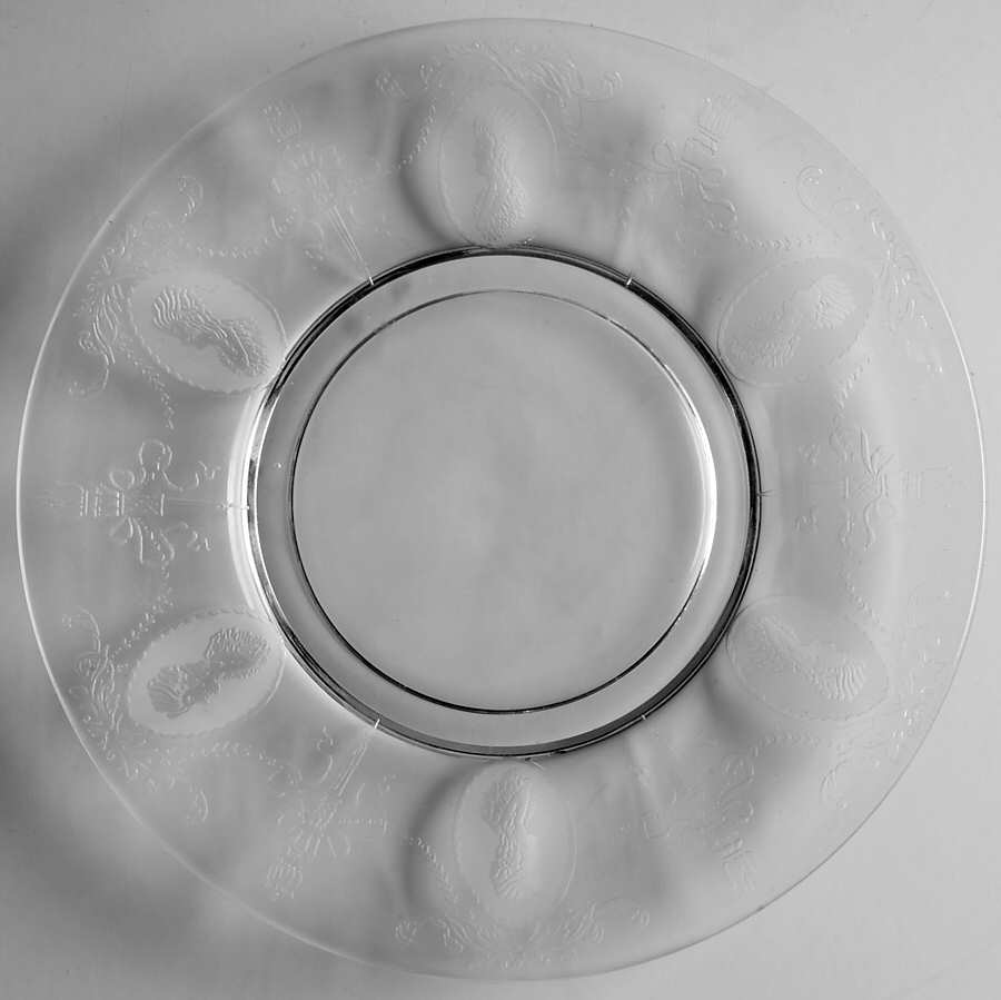 Elizabeth Clear 7" Salad Plate by Morgantown-1