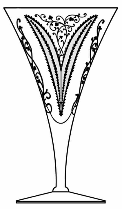 Fernlee Water Goblet by Morgantown-1