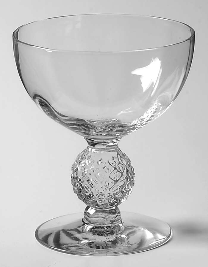 Golf Ball Clear Low Sherbet by Morgantown-1