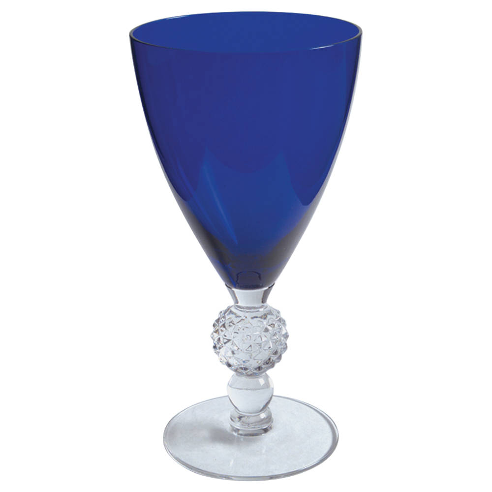 Golf Ball Cobalt Blue (Ritz Blue) Water Goblet by Morgantown-1