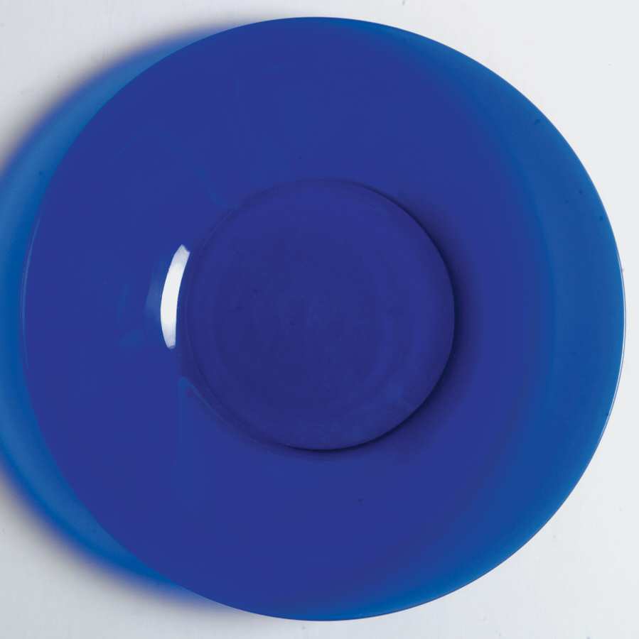 Golf Ball Cobalt Blue (Ritz Blue) Underplate for Finger Bowl by Morgantown-1
