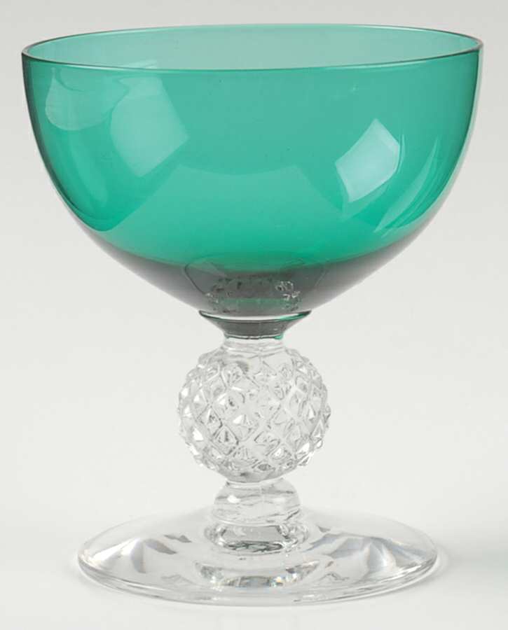 Golf Ball Stiegel Green Low Sherbet by Morgantown-1