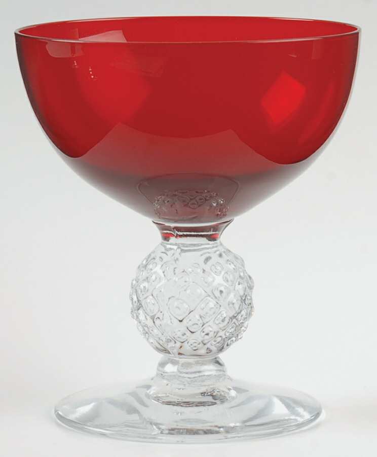 Golf Ball Ruby Low Sherbet by Morgantown-1