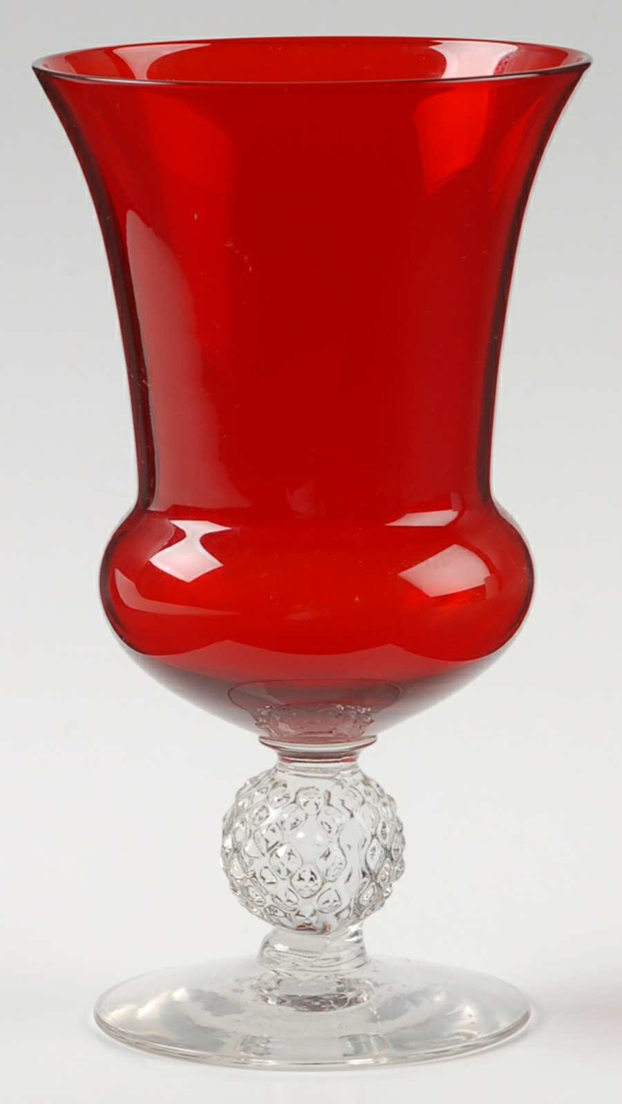 Golf Ball Ruby 6" Urn Vase by Morgantown-1