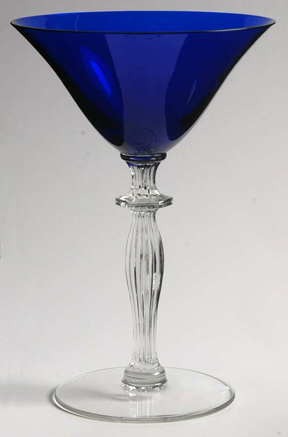 Monroe Cobalt Blue Champagne/Tall Sherbet by Morgantown-1