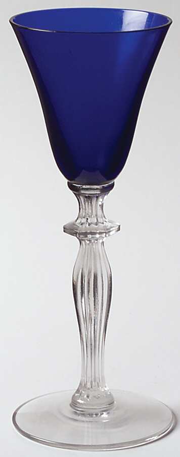 Monroe Cobalt Blue Cordial Glass by Morgantown-1