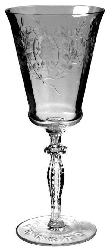 Rosepoint Water Goblet by Sterling Crystal-1