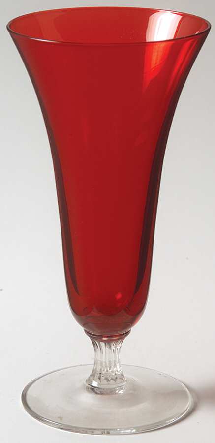 Monroe Red 4 Oz Footed Tumbler by Morgantown-1