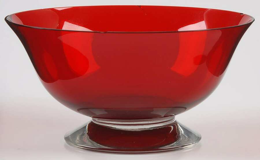 Monroe Red Finger Bowl by Morgantown-1