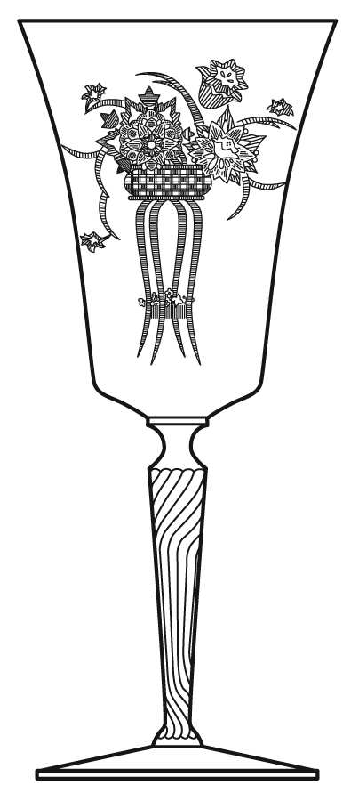 Nantucket Water Goblet by Morgantown-1