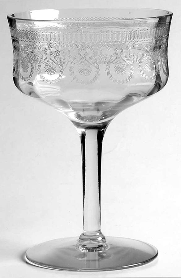 Primrose Lane Clear Champagne/Tall Sherbet by Morgantown-1