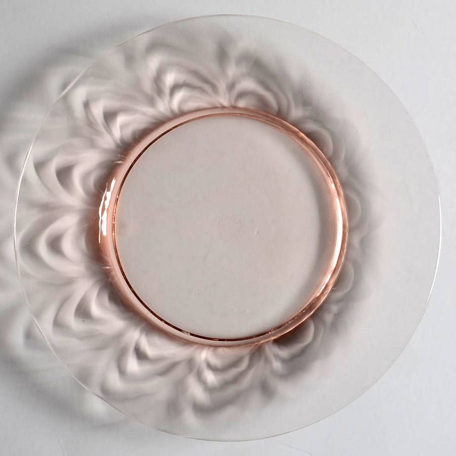 Palm Optic Pink (Stem 7577) 7" Salad Plate by Morgantown-1