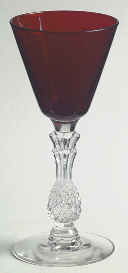 Plantation Ruby Cordial Glass by Morgantown-1
