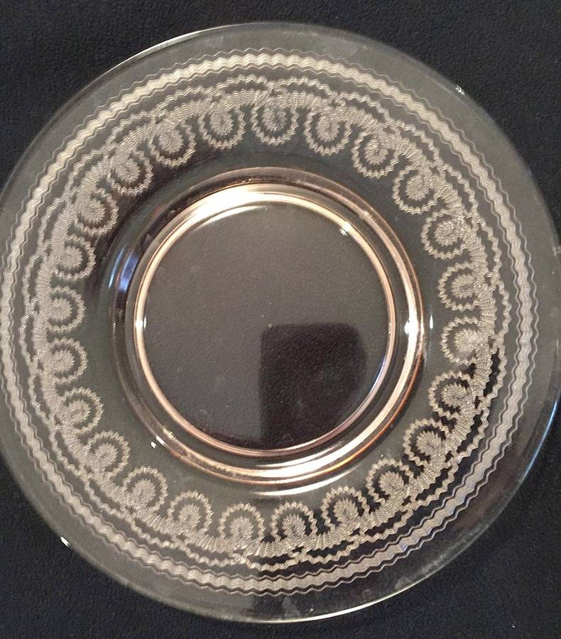 Primrose Lane Pink 7" Salad Plate by Morgantown-1