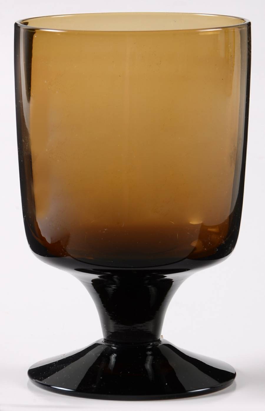 Pueblo Nutmeg Brown Water Goblet by Morgantown-1