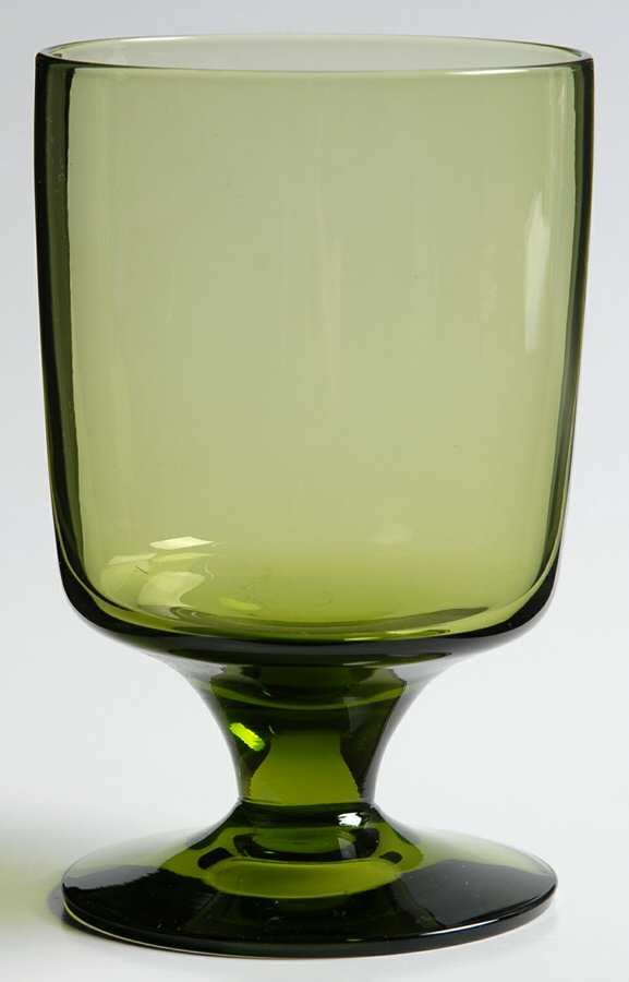 Pueblo Green (Moss) Water Goblet by Morgantown-1