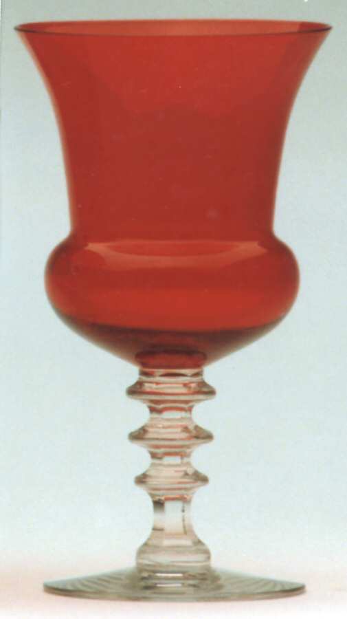 Ramona Ruby Water Goblet by Morgantown-1