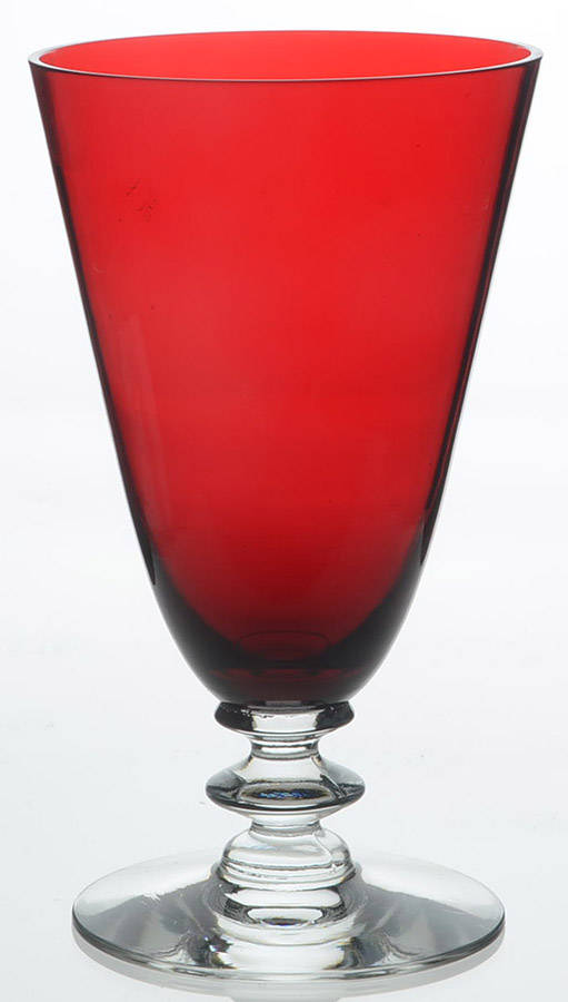 Radiant Ruby Footed Tumbler by Morgantown-1