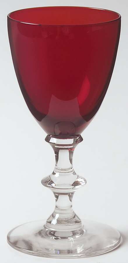 Radiant Ruby Wine Glass by Morgantown-1